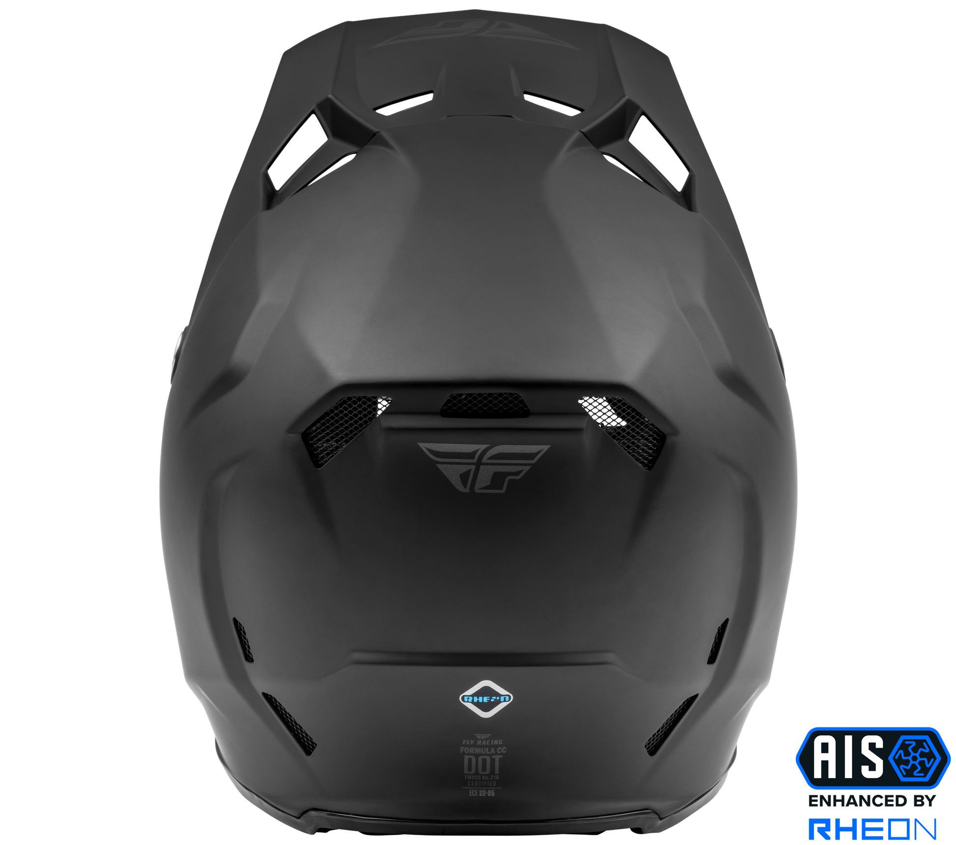Fly Racing Youth Formula-CC Solid Helmet Matte Black Youth Large