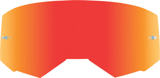 Fly Racing Youth Single Lens with Post - Red Mirror/Smoke for Offroad Eyewear