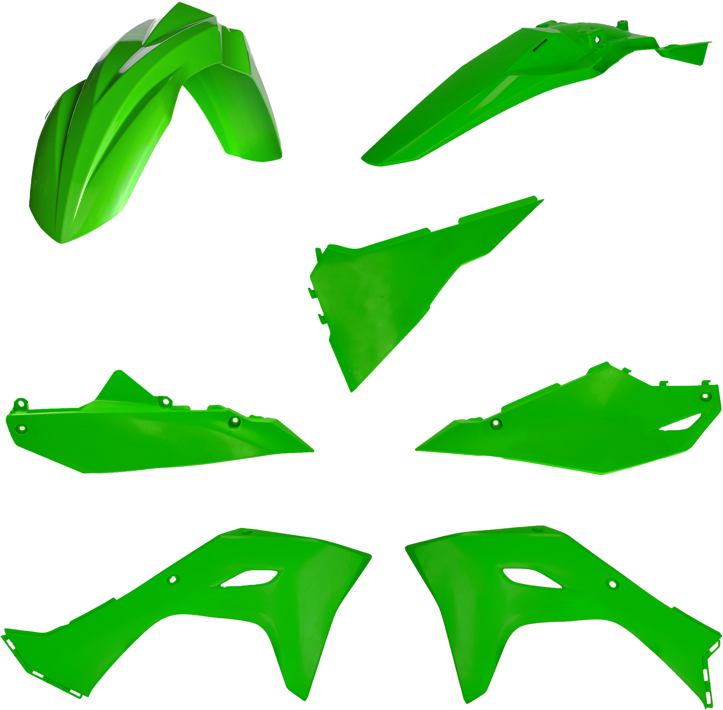 ACERBIS Plastic Kit Kaw Original '24 Green for Kawasaki KX450F and KX450X