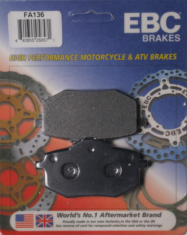 EBC FA136 Brake Pads for Yamaha XV535 Virago (1987-1994) - Street Performance