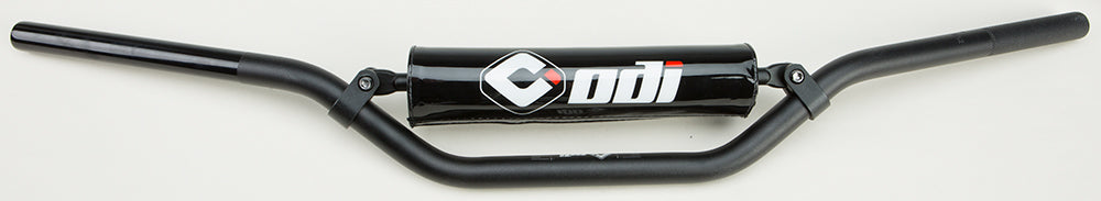 ODI H701MXB 7/8 Inch Offroad Black Handlebar with Clamped Cross Brace and Bar Pad