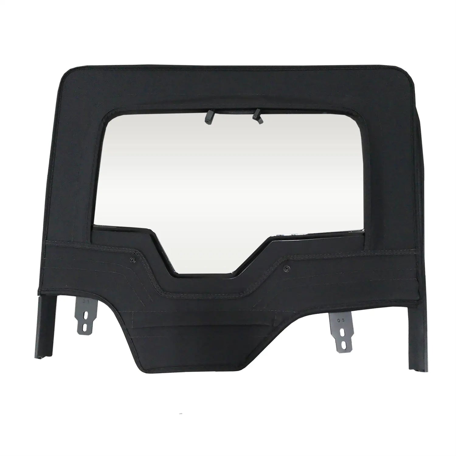 KOLPIN Rear Upper Soft Doors for ATV/UTV – Easy Install, Aluminum Handles & Splash-Resistant D-Trim Seals