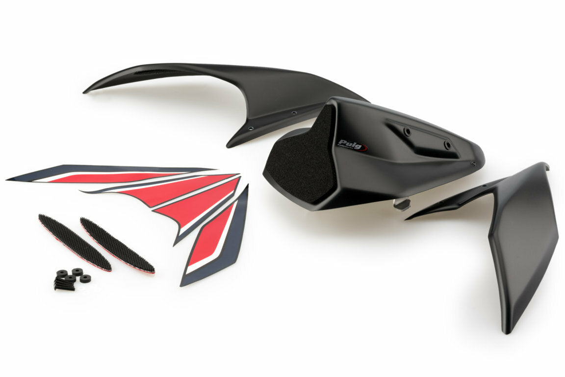 PUIG Rear Seat Cowl for Honda CBR1000RR-R Fireblade SP – Black, Part #20705J