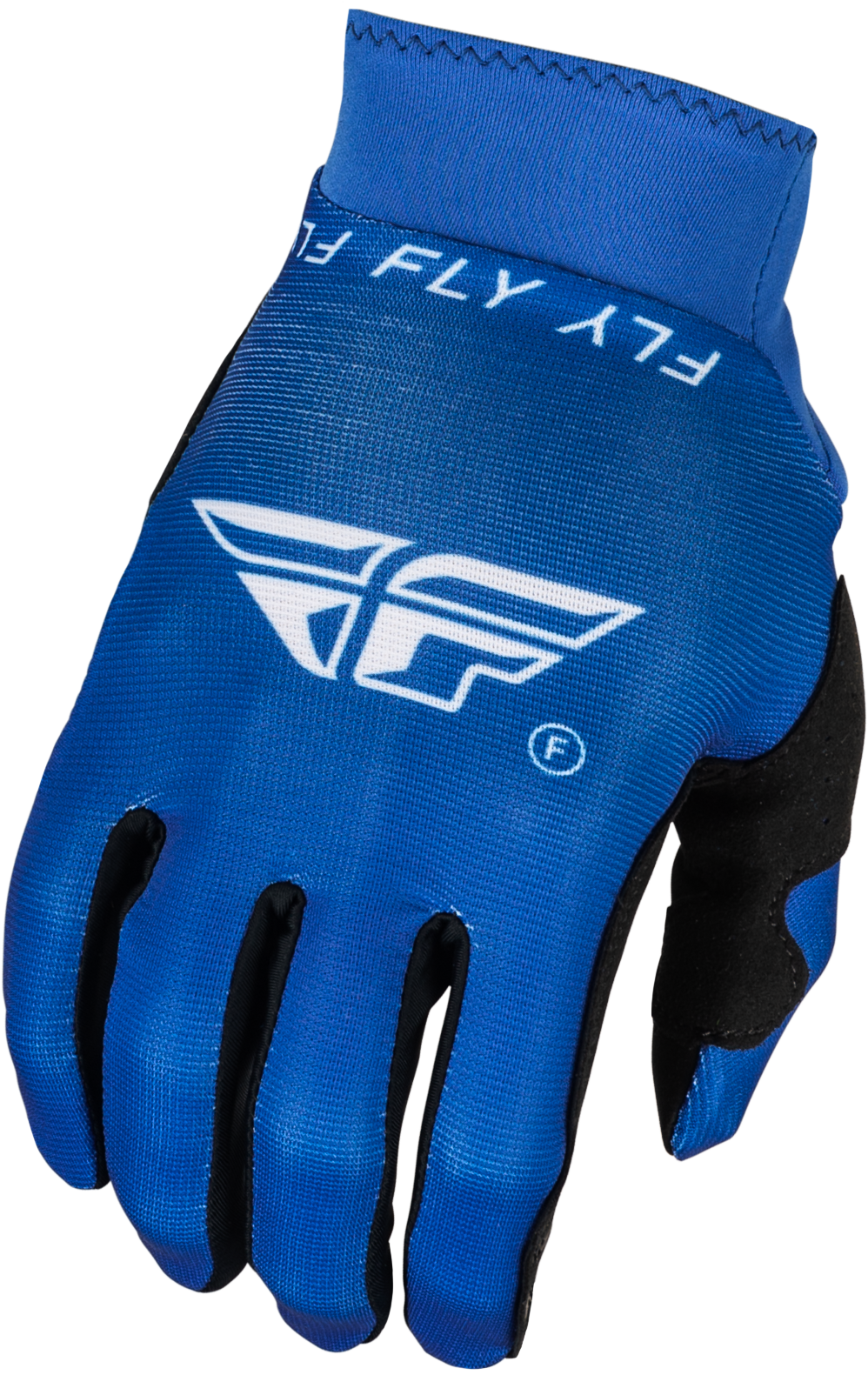 Fly Racing Pro Lite Gloves Blue/White Medium – Lightweight Offroad MX Gloves with Touch Screen Compatibility