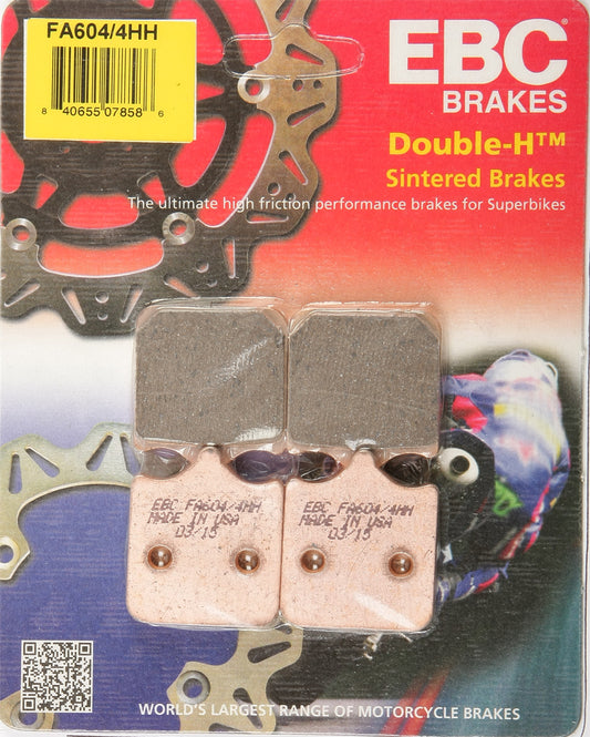 EBC Brake Pads Fa604/4HH Double H Sintered for BMW S1000 Series and HP4 Race