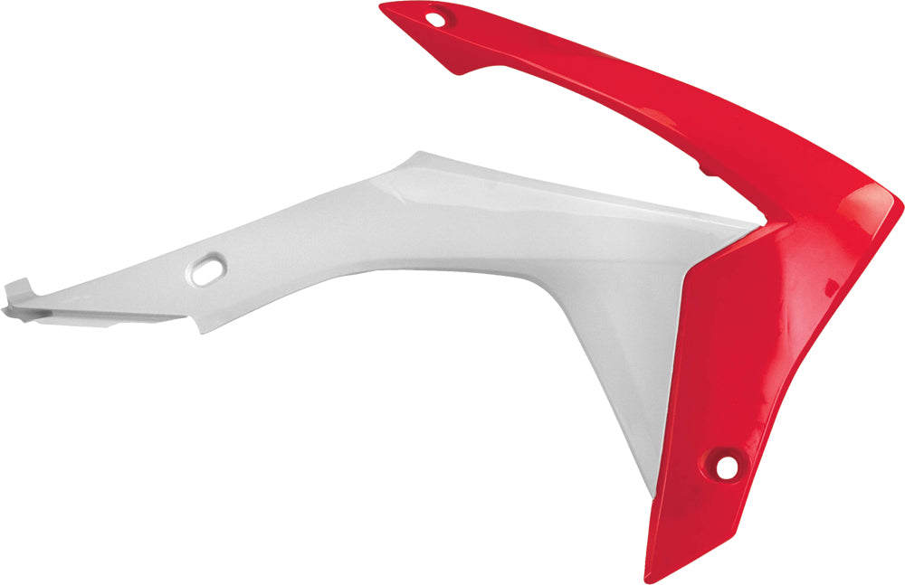 ACERBIS Radiator Shrouds for Honda CRF450R and CRF250R – Red/White Offroad Body Parts