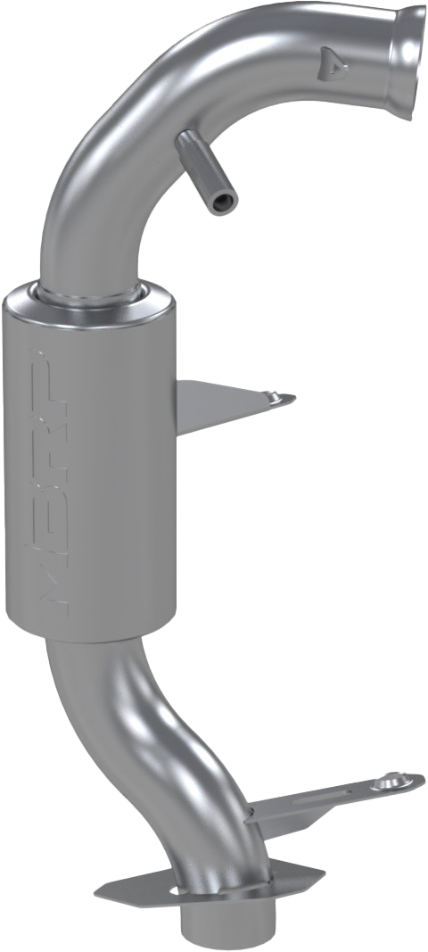 MBRP Performance Exhaust Race Series for Snow Vehicles – 6-Inch Muffler with Improved Throttle Response