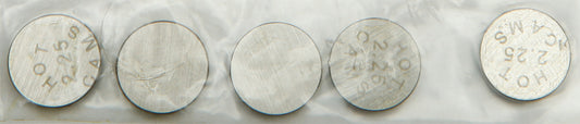 HOT CAMS Valve Shims 10.00x2.25mm 5-Pack for Offroad Engine Maintenance
