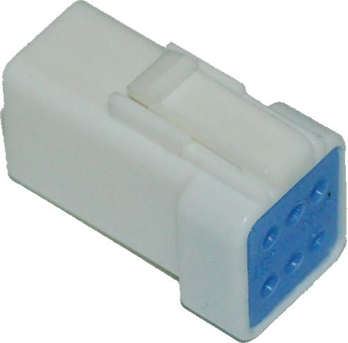 NAMZ Custom Cycle JST Mini 6-Pin Receptacle for Harley-Davidson and Victory Motorcycles
