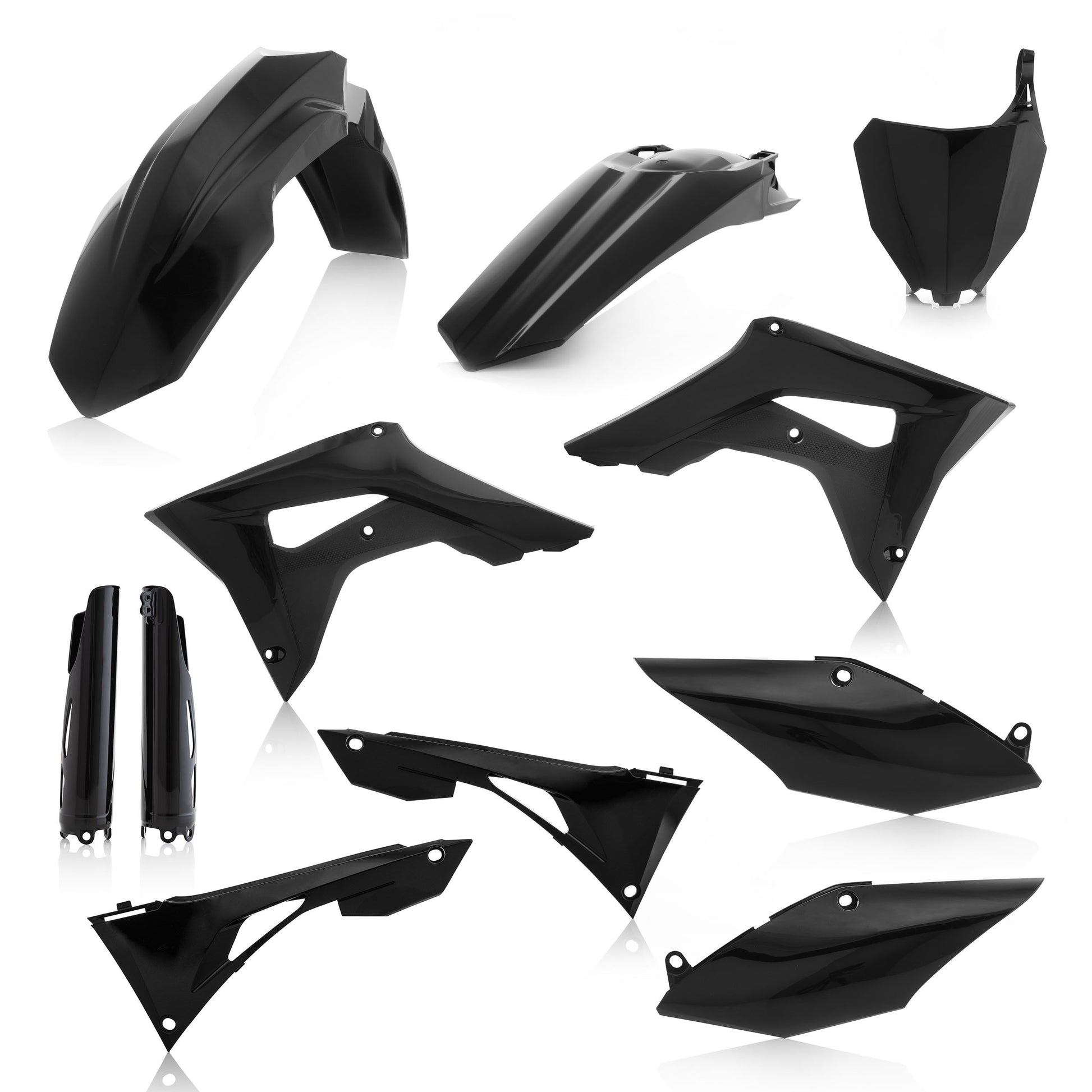 ACERBIS Full Plastic Kit Black for Honda CRF Models 2019-2022