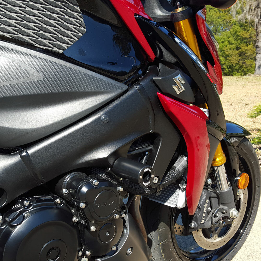 Shogun Pa2 Frame Sliders for Suzuki GSX-S1000 - Street Body Guards with One Year Free Replacement Program