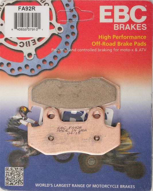 EBC Fa92R Sintered R Series Brake Pads for Honda Offroad Models
