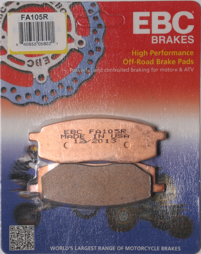 EBC Fa105R Sintered R Series Brake Pads for Yamaha Offroad Motorcycles