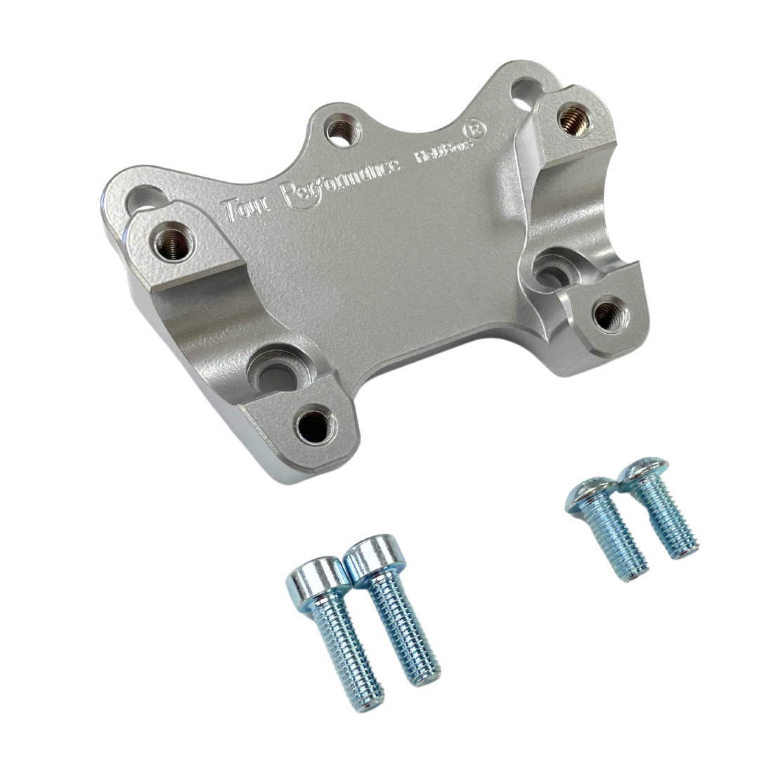 HeliBars Handlebar Risers Silver for Street Motorcycles - Part HR06189