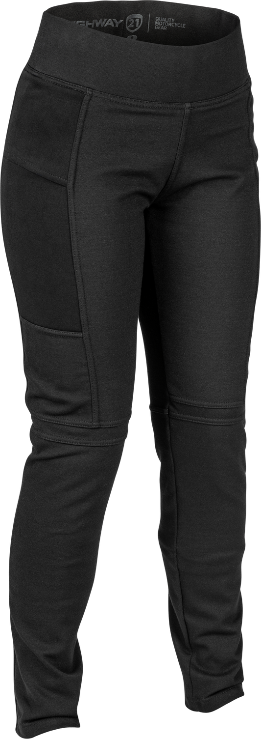 Highway 21 Phoenix Leggings Black Size 10 – Durable Motorcycle Riding Pants with Removable Armor Pockets