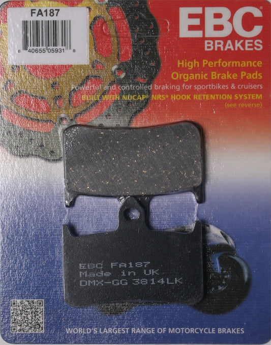 EBC FA187 Brake Pads for Honda CB900F 919 and VTR1000 Super Hawk - Street Performance