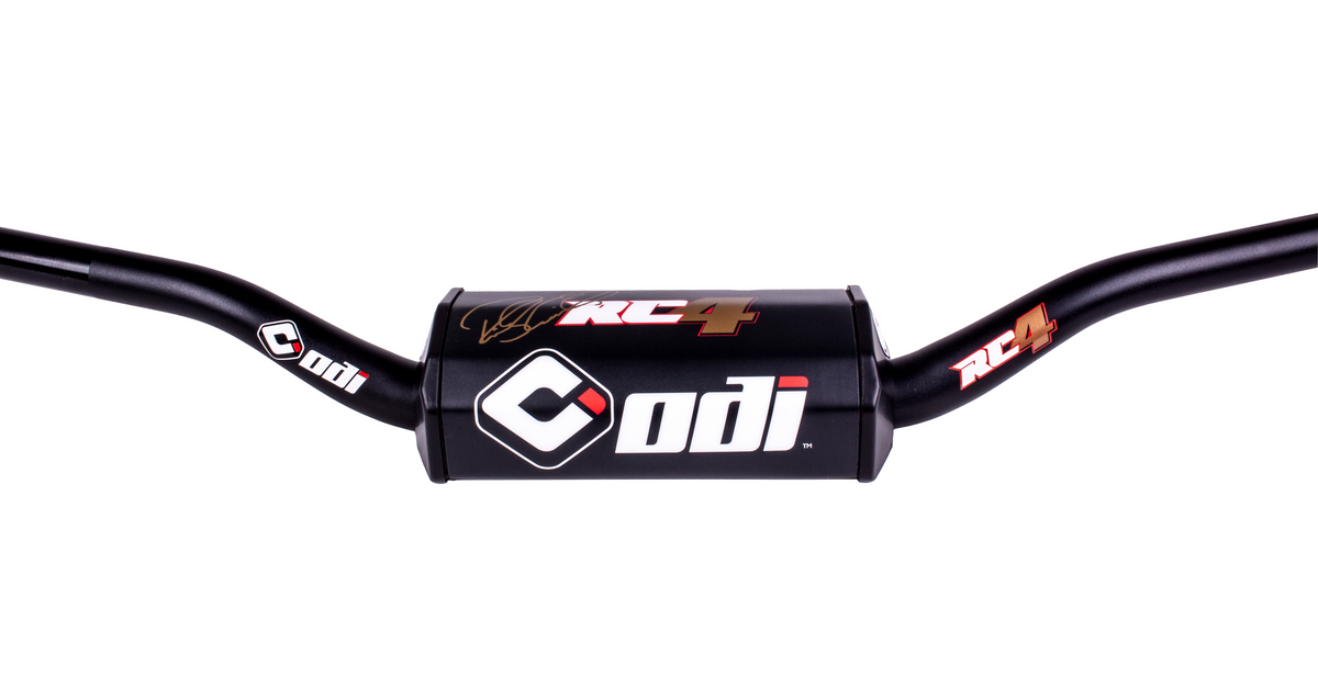 ODI Podium Flight 1 1/8 Inch Handlebar RC4 Signature - Black Aluminum Offroad Handlebars