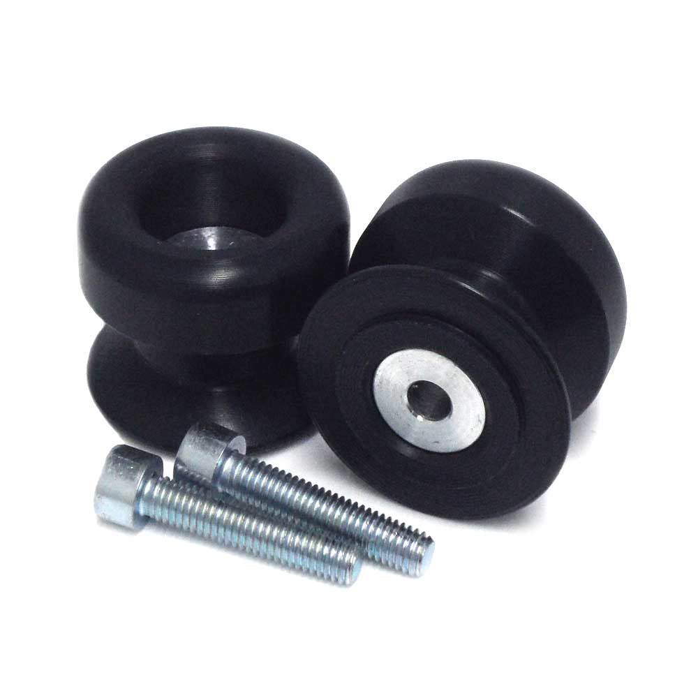 SHOGUN 701-0649 Black Swingarm Sliders for Yamaha MT-10 (2018-2023)