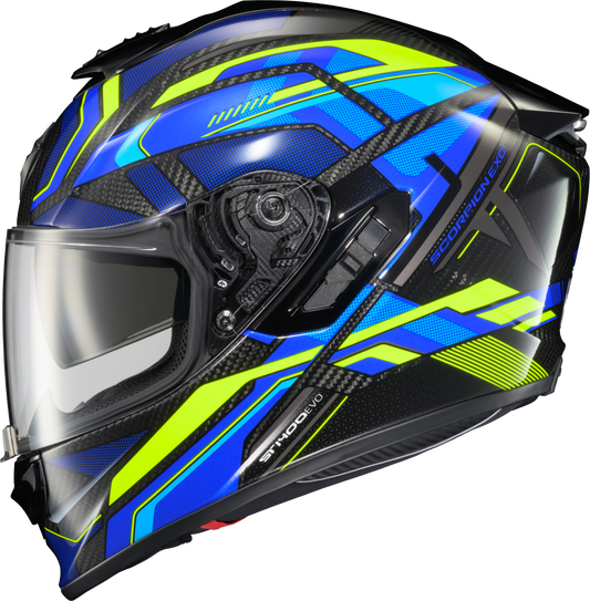 Scorpion EXO Exo St1400 EVO Carbon Helmet Small in Blue