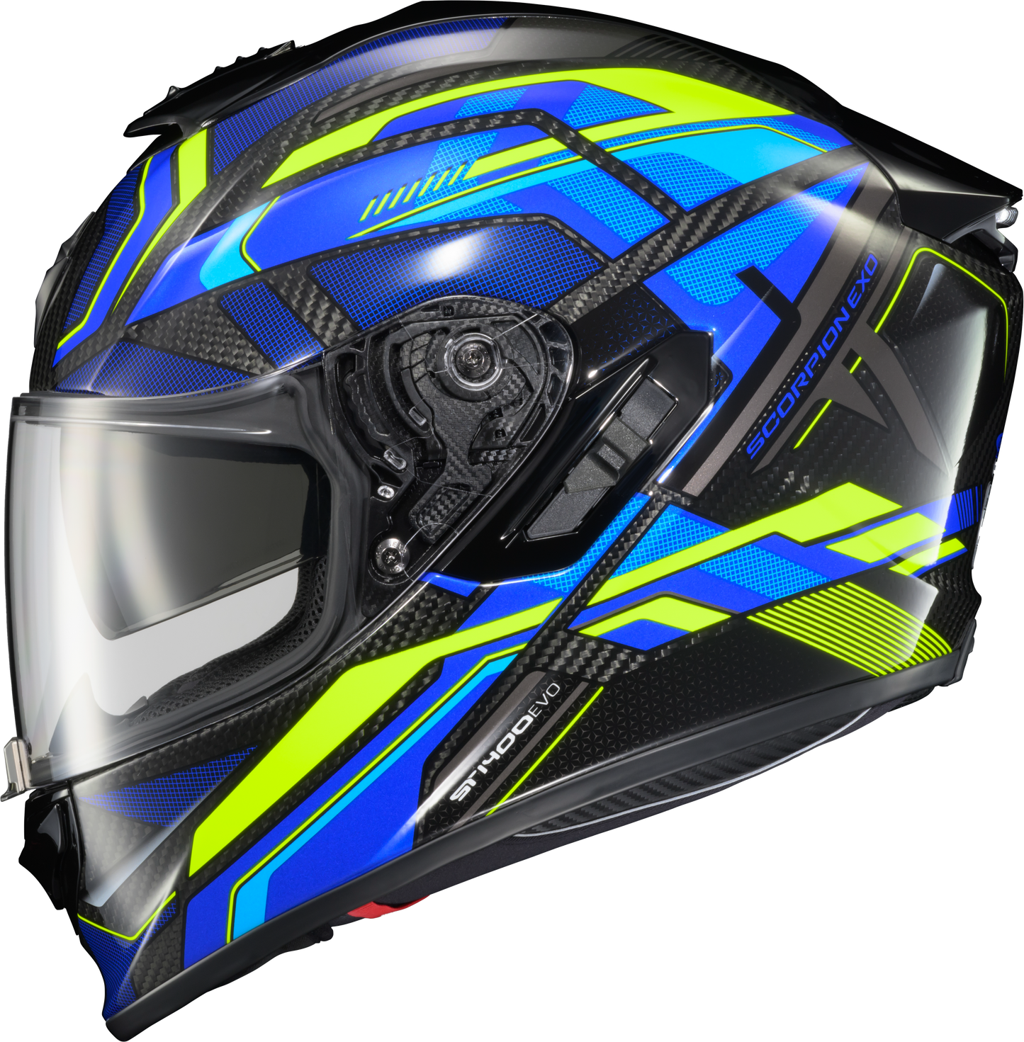 Scorpion EXO Exo St1400 EVO Carbon Helmet Large in Blue