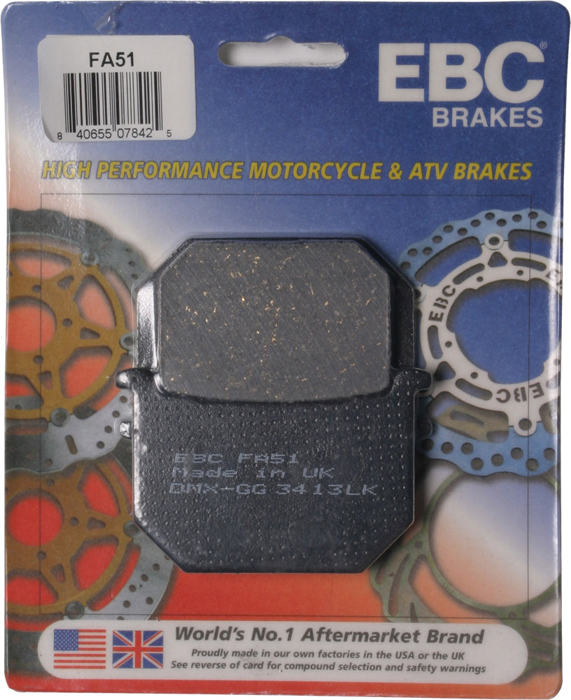 EBC FA51 Brake Pads for Suzuki GN250 and GS450L – Street Performance