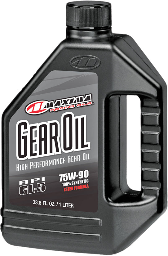 MAXIMA Hypoid Synthetic Gear Oil 75W-90 – 1 Liter for Motorcycles and ATVs