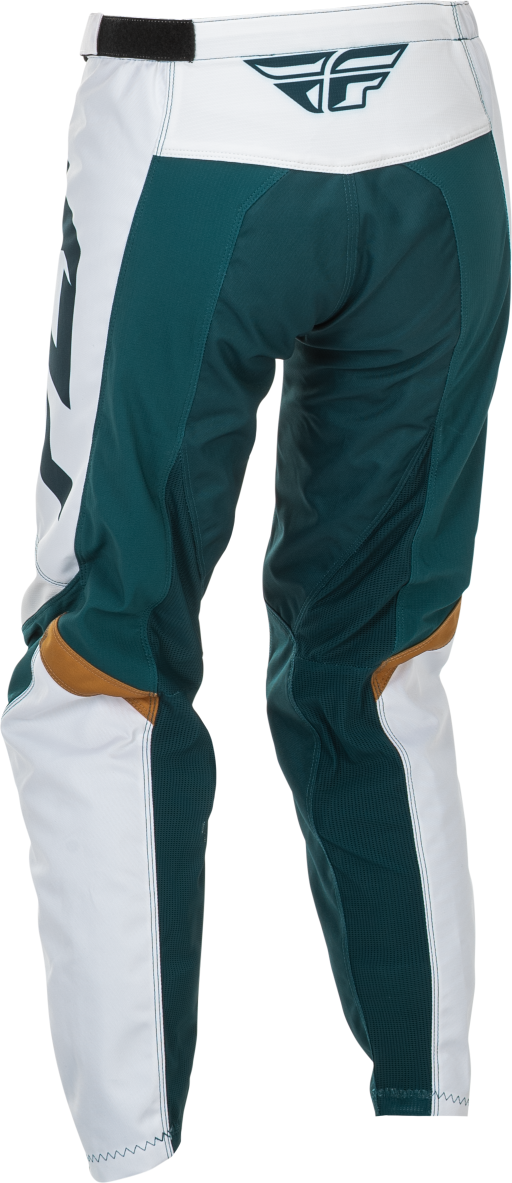 Fly Racing Women's F-16 Offroad Pants – Teal, White & Gold, Size US 05/06