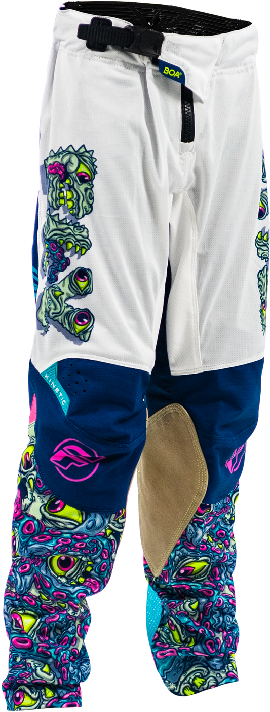 Fly Racing Youth Kinetic Mutant Mesh Pants – Offroad Riding Gear for Kids Size US 22