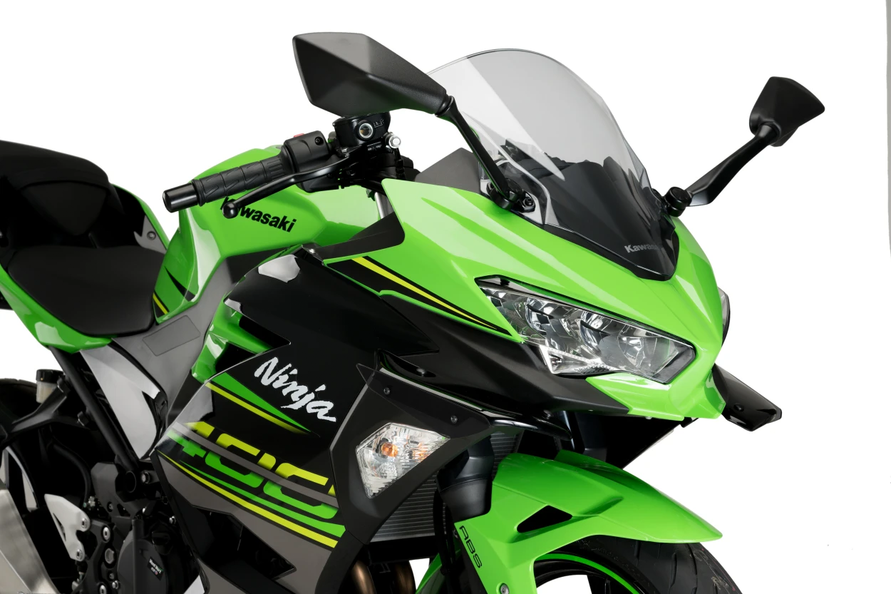 PUIG Sport Side Spoilers Black for Kawasaki - Part Number 3172N