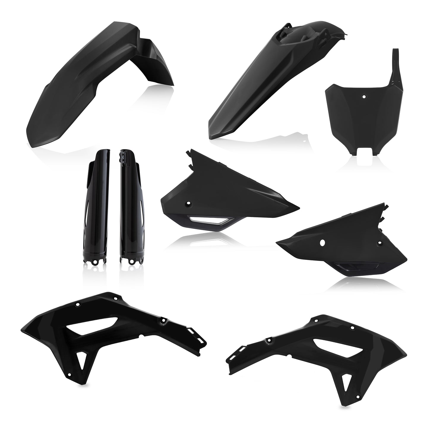 ACERBIS Plastic Kit Full Hon Black for Honda CRF Series 2021-2024