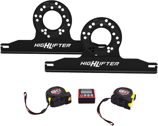 High Lifter Toe Alignment Kit for 5/6 Lug UTVs and ATVs - Accurate Ride Height Alignment Tool
