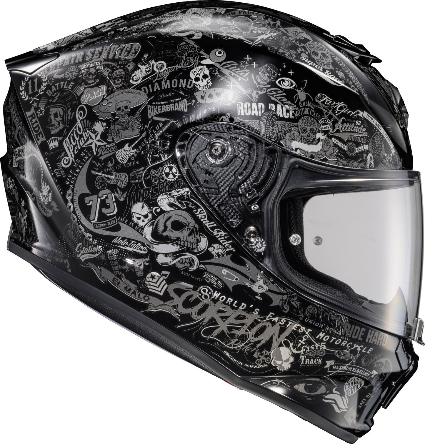Scorpion EXO Exo R330 Full Face Helmet - Size Large, Black