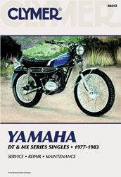 Clymer Repair Manual for Yamaha DT and MX Series - Model CM412