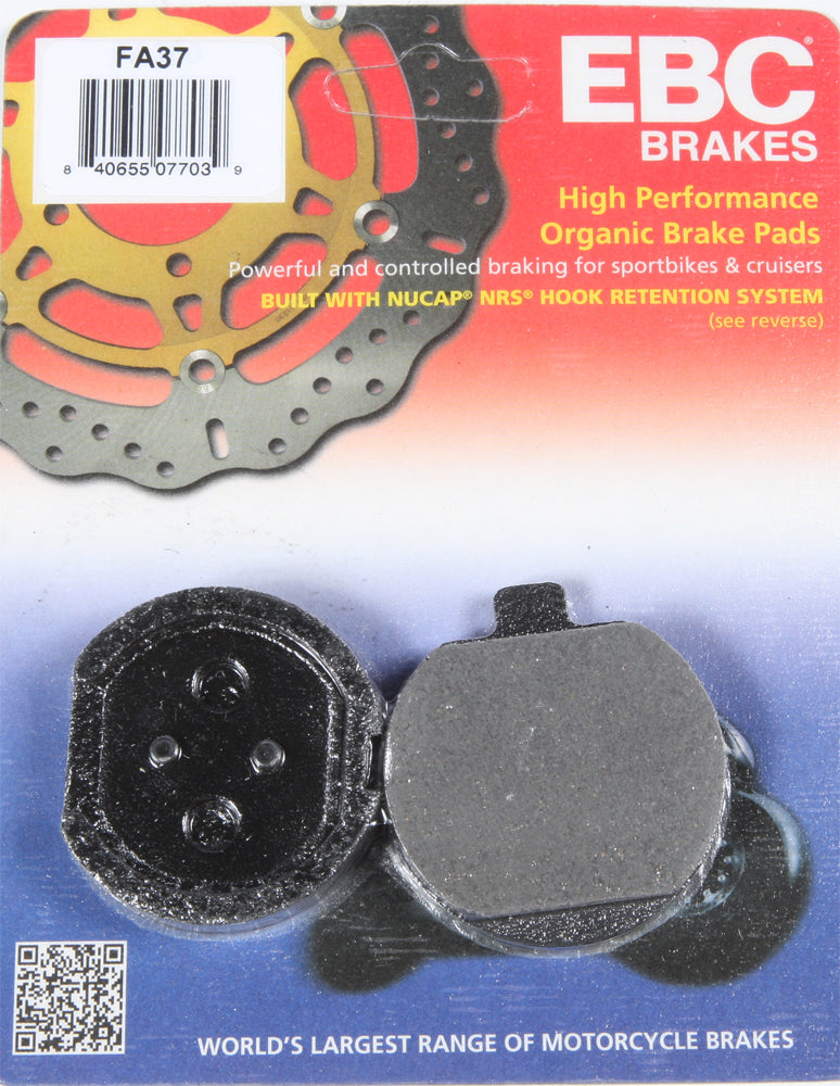 EBC FA37 Brake Pads for Kawasaki KZ Series - Street Performance Replacement