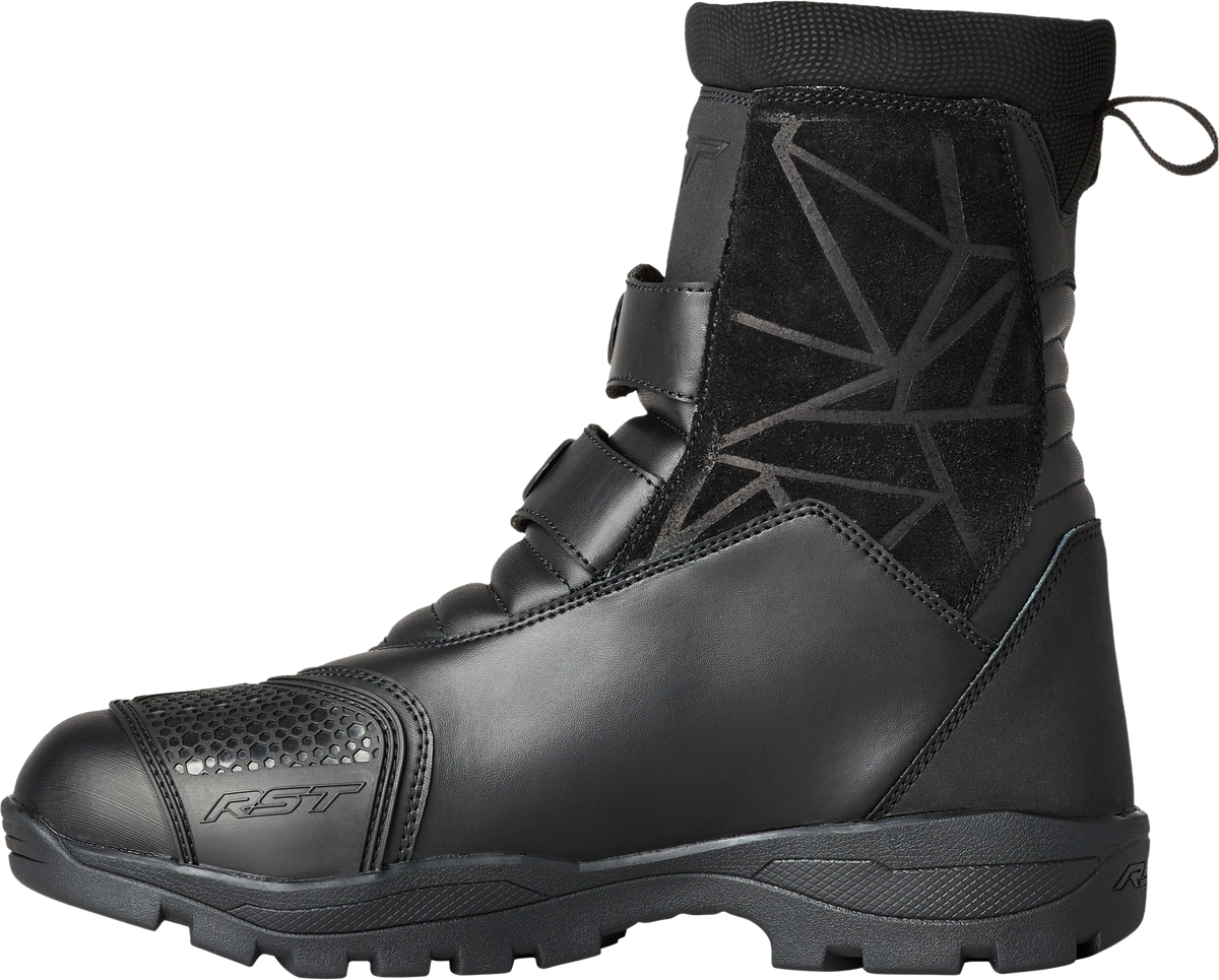 RST Adventure X Mid Ce Waterproof Motorcycle Boots – Black, US Size 11