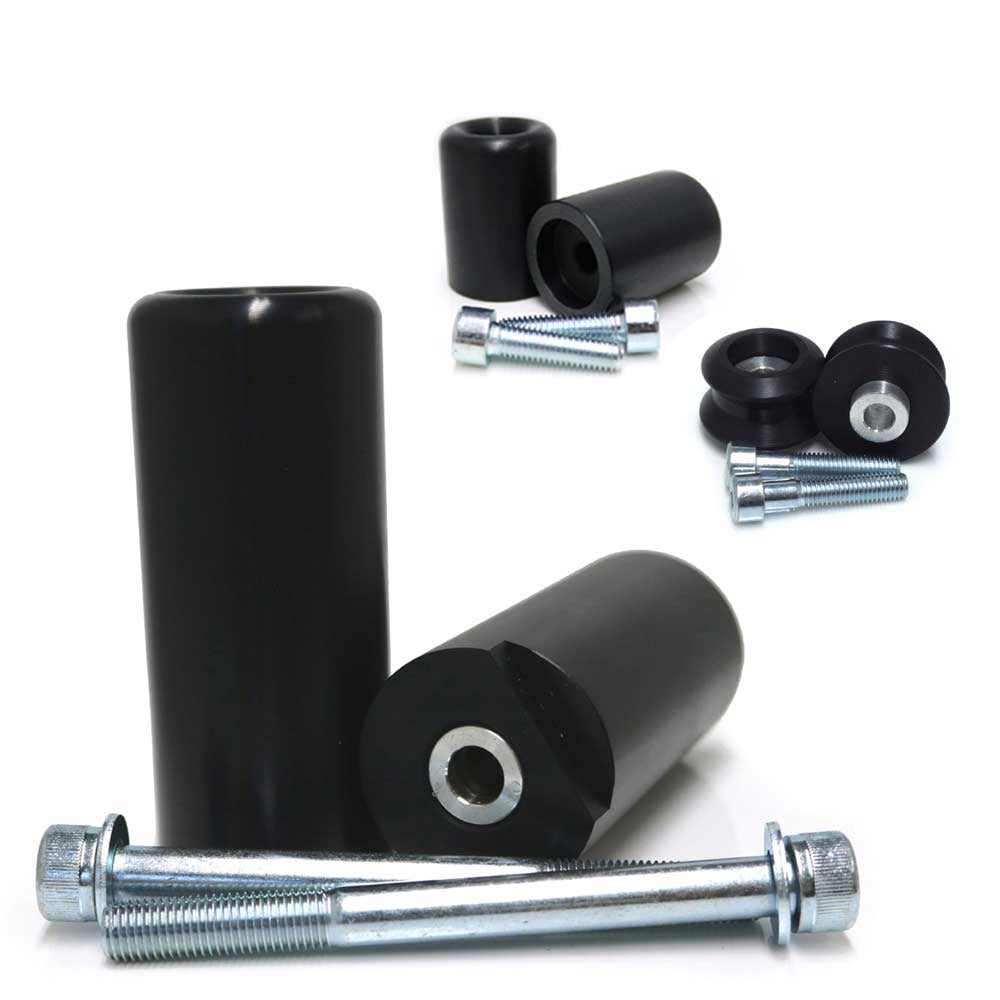 Shogun Motorsports Complete Black Frame Slider Kit for Kawasaki ZX-6R (Part #755-4459)