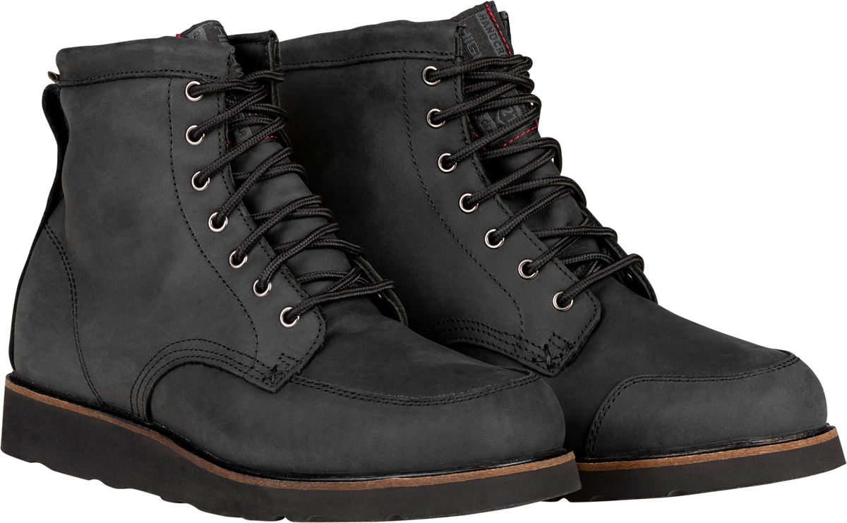 Highway 21 Journeyman Boots Black US 10 – Durable Waterproof Work and Ride Footwear