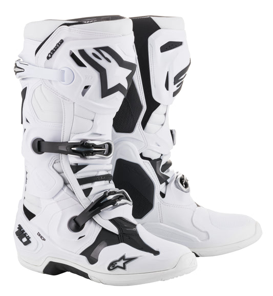 Alpinestars Tech 10 Offroad Boots White US Size 13 – Advanced Motocross Footwear