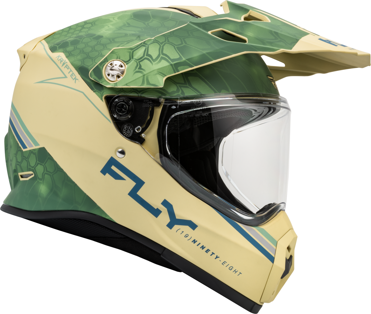 Fly Racing Trekker Kryptek Conceal Full-Face Helmet Large Matte Tan/Sage/Black