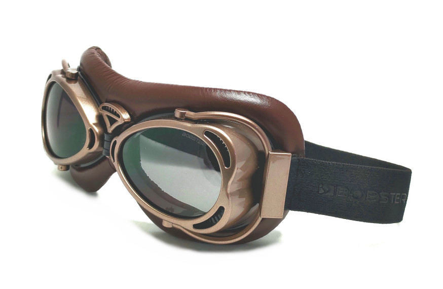 Bobster Flight Goggle Antique Brown Smoke Lens – Durable Polycarbonate Frame with Anti-Fog and Anti-Scratch Lenses