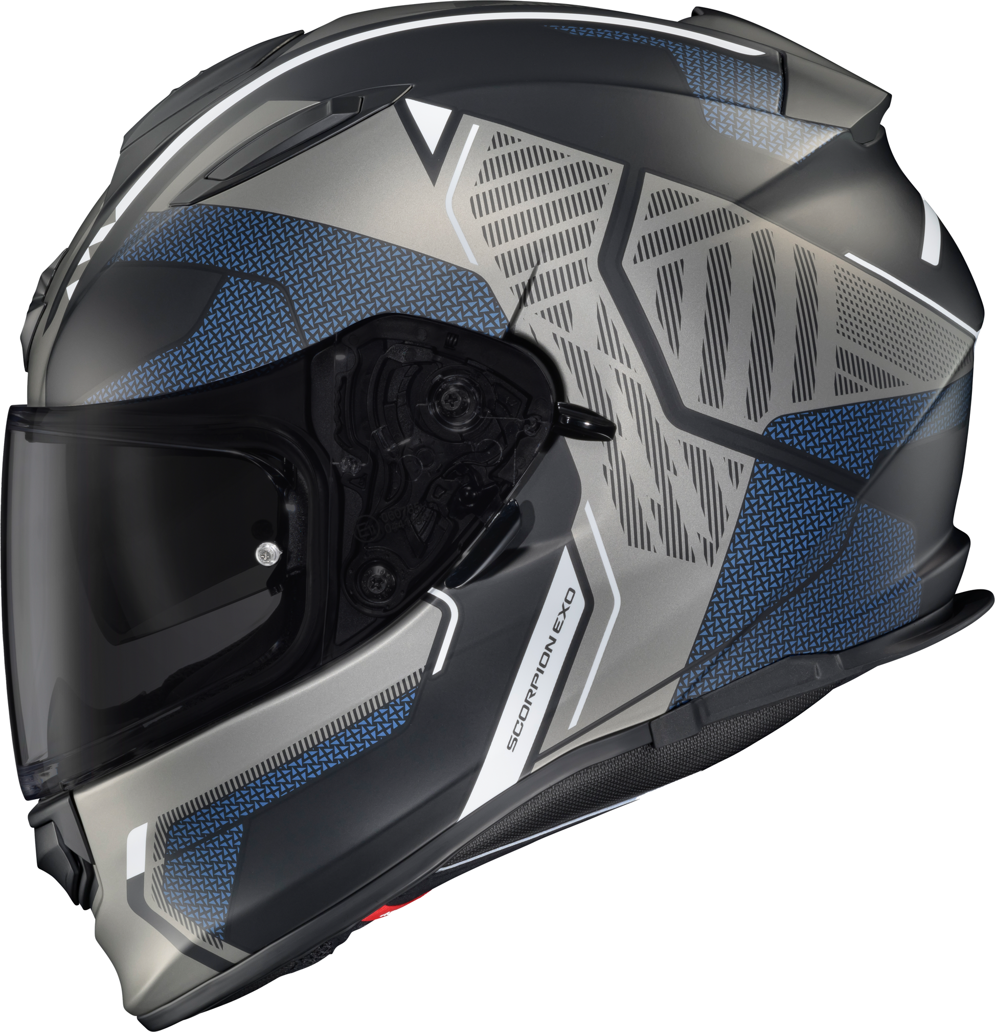 SCORPION EXO Ryzer Full Face Helmet Switch Phantom 2X-Large – Certified Street Helmet with Sun Visor and Advanced Safety Features