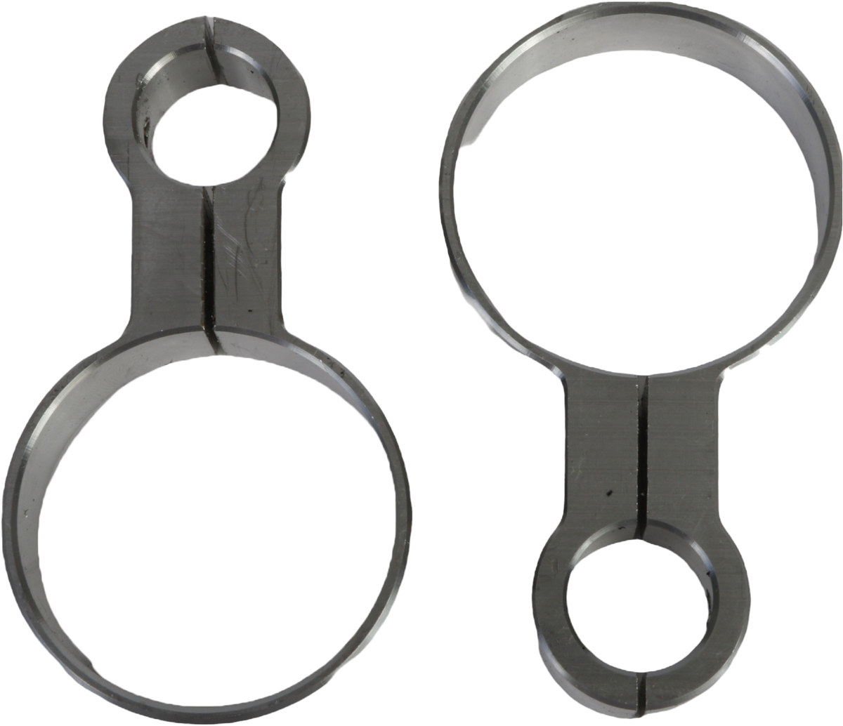 Hofmann Designs HDB-1012R Billet Shock Reservoir Mounts for Harley Bagger – Black