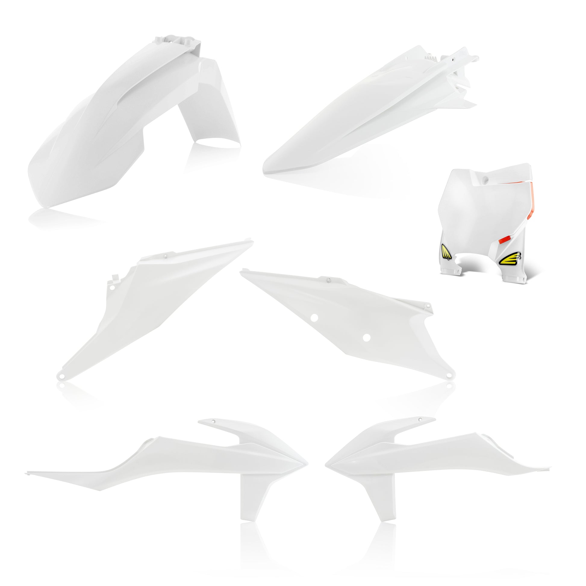 Cycra 1CYC-9426-42 Offroad 5 Piece White Body Kit with Injection-Molded Plastic Construction
