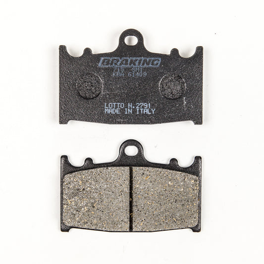 BRAKING Part Number 715SM1 Semi Metallic Brake Pad Set for Kawasaki and More