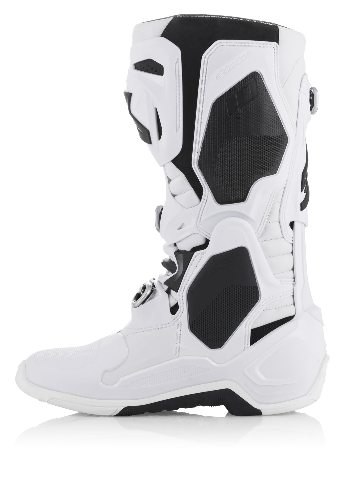 Alpinestars Tech 10 Offroad Motorcycle Boots White Size 8