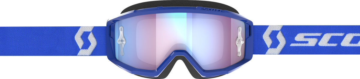 SCOTT Primal Goggle Blue/White with Blue Chrome Lens – Offroad Eyewear