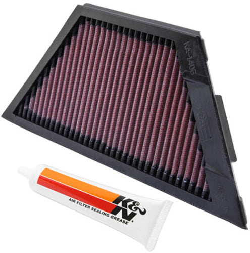 K&N KA-1406 Air Filter for Kawasaki ZG1400 Concours and ZX1400 Ninja ZX-14R