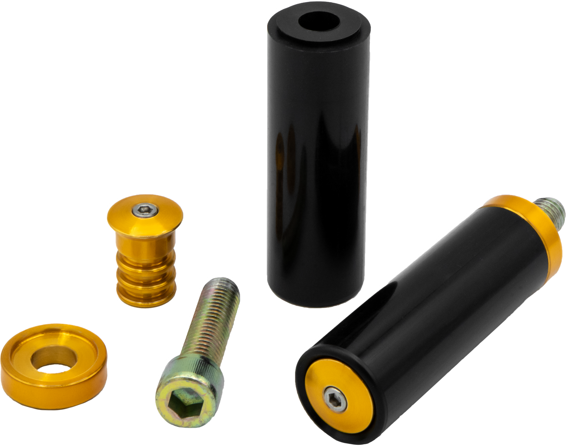 Santoro FabWorx SF80017 Frame Mount Slider Chacho Gold for V-Twin Motorcycles