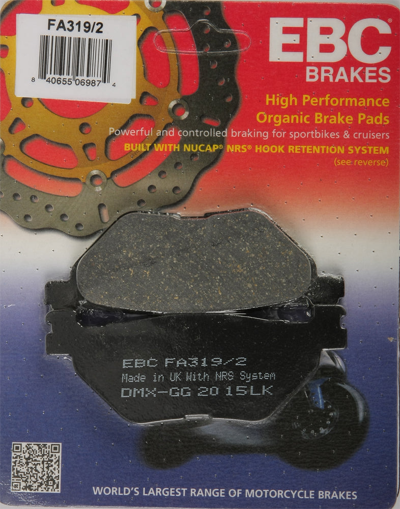 EBC FA319/2 Brake Pads for Yamaha Offroad Motorcycles