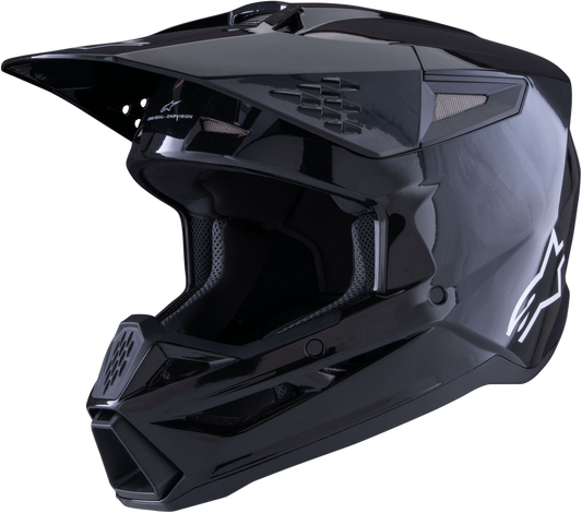 Alpinestars SM3 Solid Off-Road Helmet in Black Glossy X-Large - Model 8300326-1180-XL